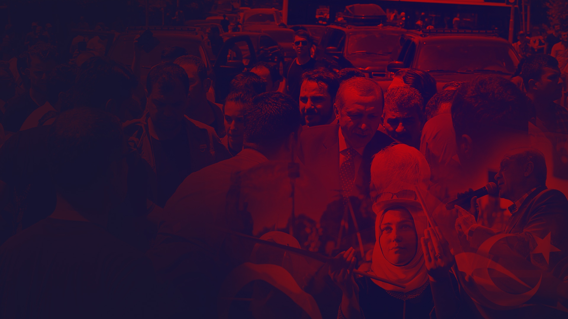 Cumhurbaşkanı Erdoğan, tekbirlerle karşılandı