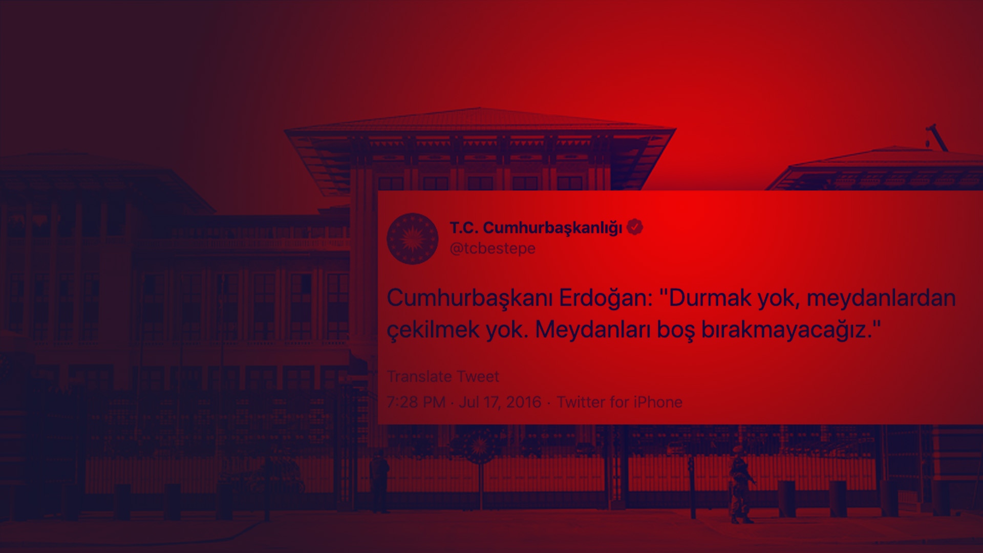 Demokrasi nöbetleri için çağrılar tekrarlandı