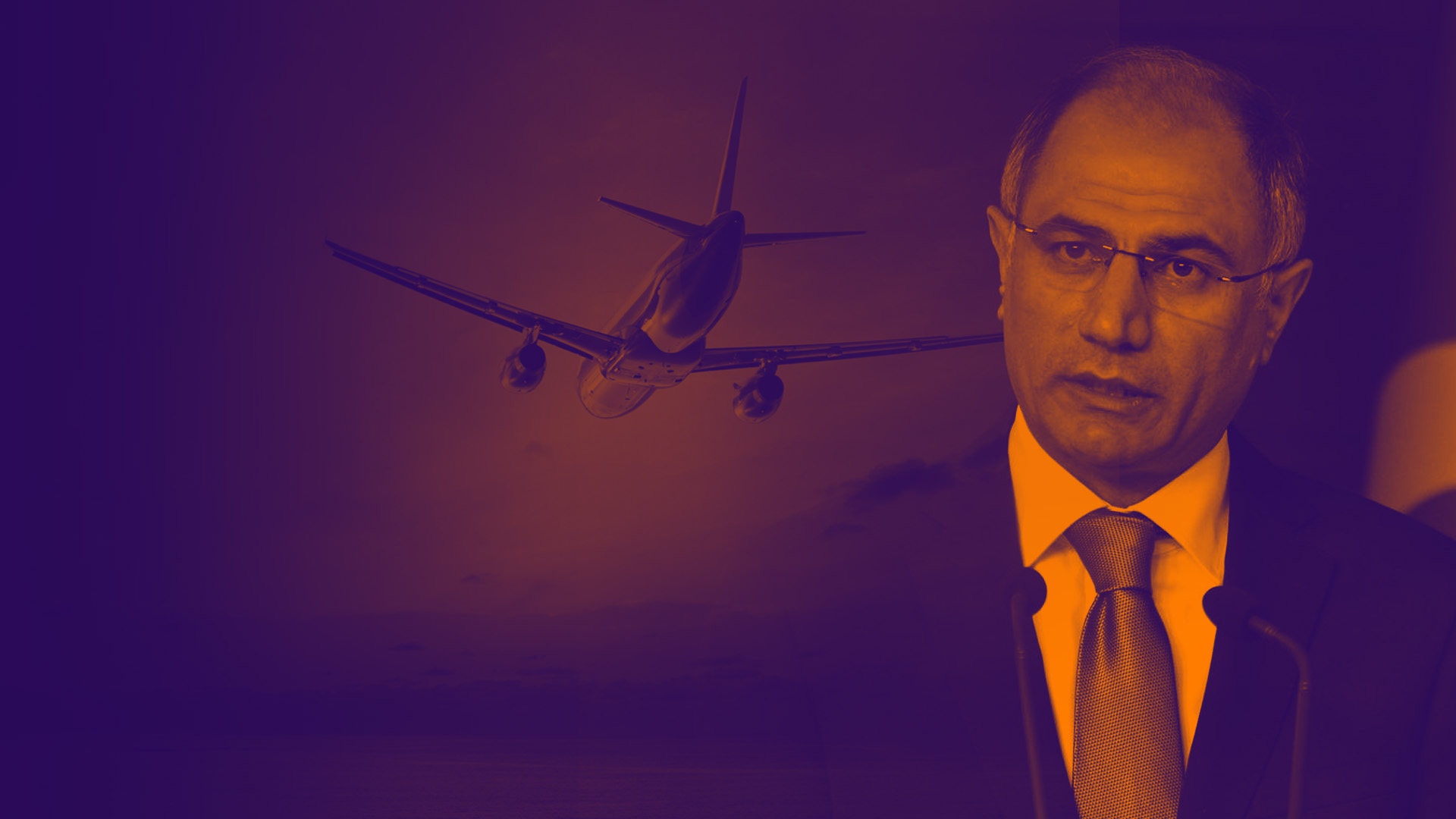 Efkan Ala'nın uçağı inişe zorlandı