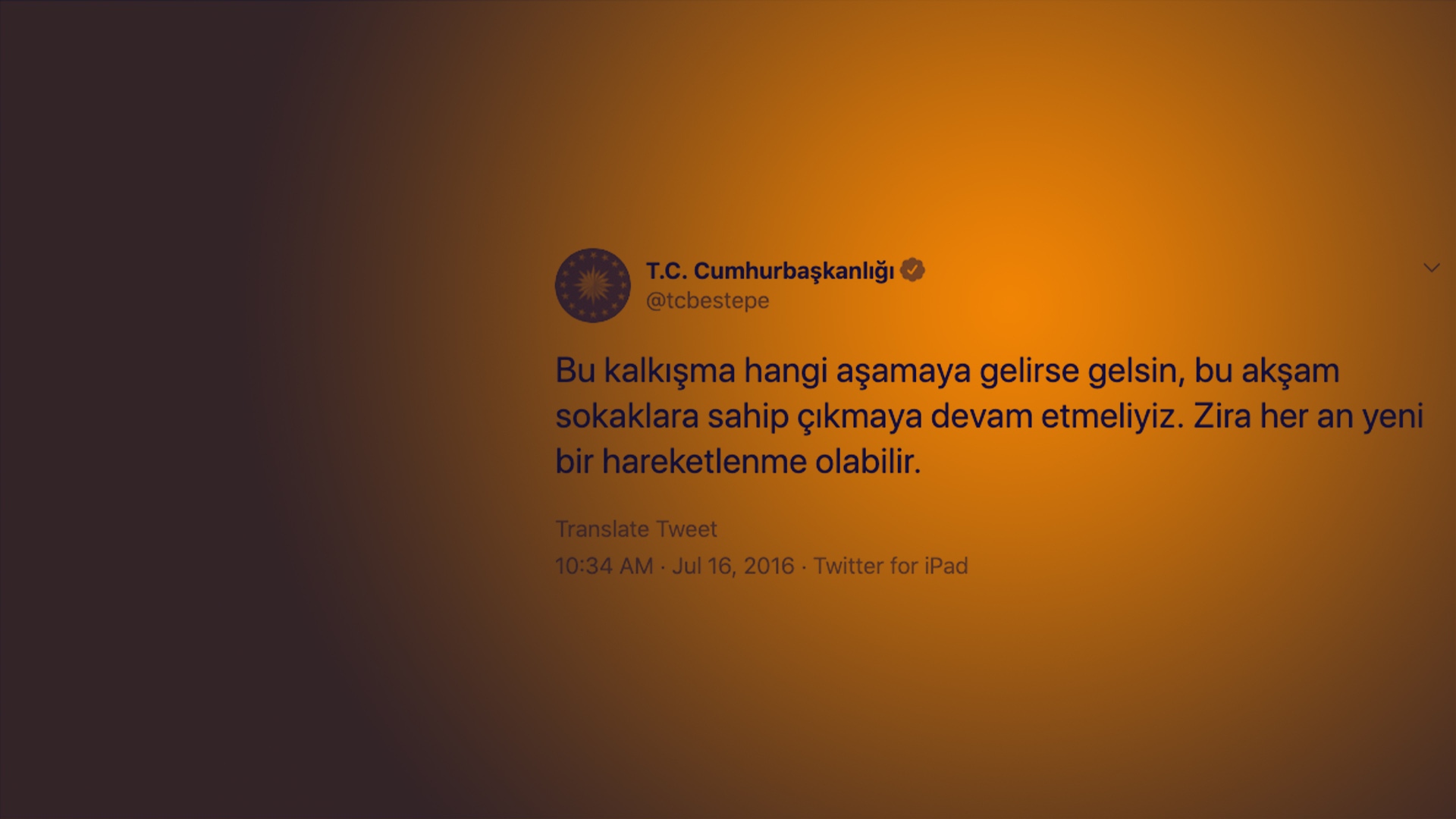 Sokaklar ve meydanlar boş bırakılmamalı
